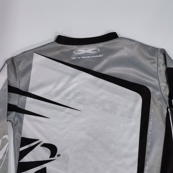 Xtreme motocross / dirt bike long sleeve jersey poll over grey youth Small - Picture 4 of 12